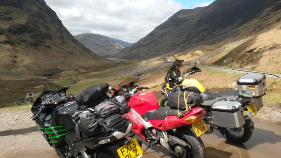 motorcycle tours UK Scotland Glencoe